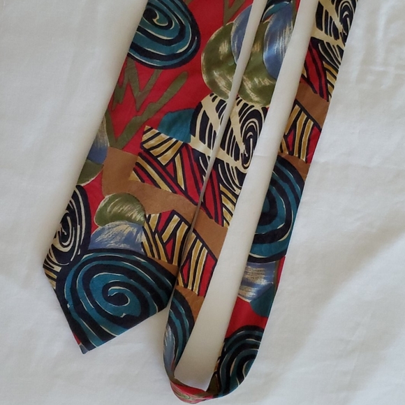 Bugatti multicolor silk tie - Picture 3 of 4